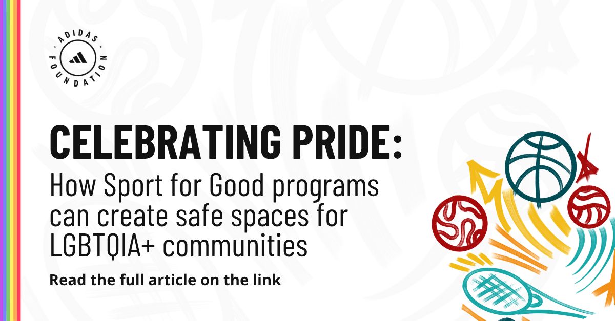 Sport holds the power to transform lives.🌈

In recognition of #PrideMonth, we continue our commitment to working with underrepresented groups, including the LGBTQIA+ community.

Read more in this insightful piece by our partner, adidas Foundation:

🔗 adidasfoundation.org/news/celebrati…