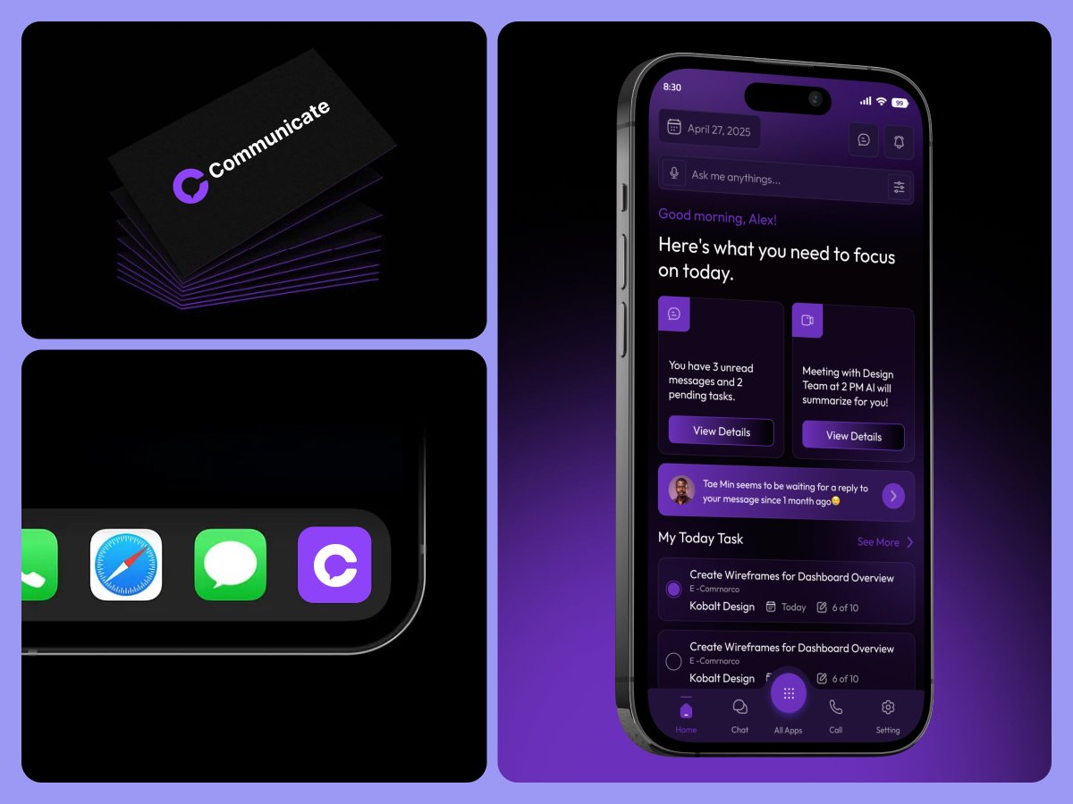 uibulbul's tweet photo. Hello Everyone! 👋
Communication Mobile App Concept
#communicationapp #chatapp #socialnetwork #onlinecommunication #chatinterface #chatui #voicecallingapp #design #uxdesign #userinterface #appdesign #uidesigner #video #call #app #ui #ux #uiux #clean #interface https://t.co/v76gSzL3O4