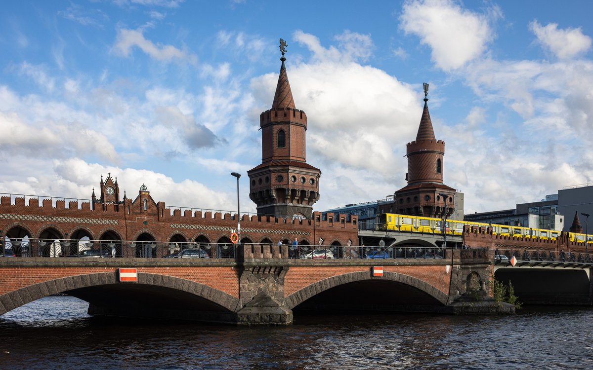 The iconic Oberbaumbrücke over the Spree. Lost count of how many times we crossed it. Never got old. #Berlin