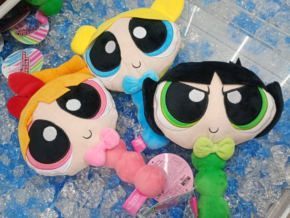 𝓝𝓮𝔀 ⸝ #パワパフガールズ ぬいぐるみミラー が本日より新登場