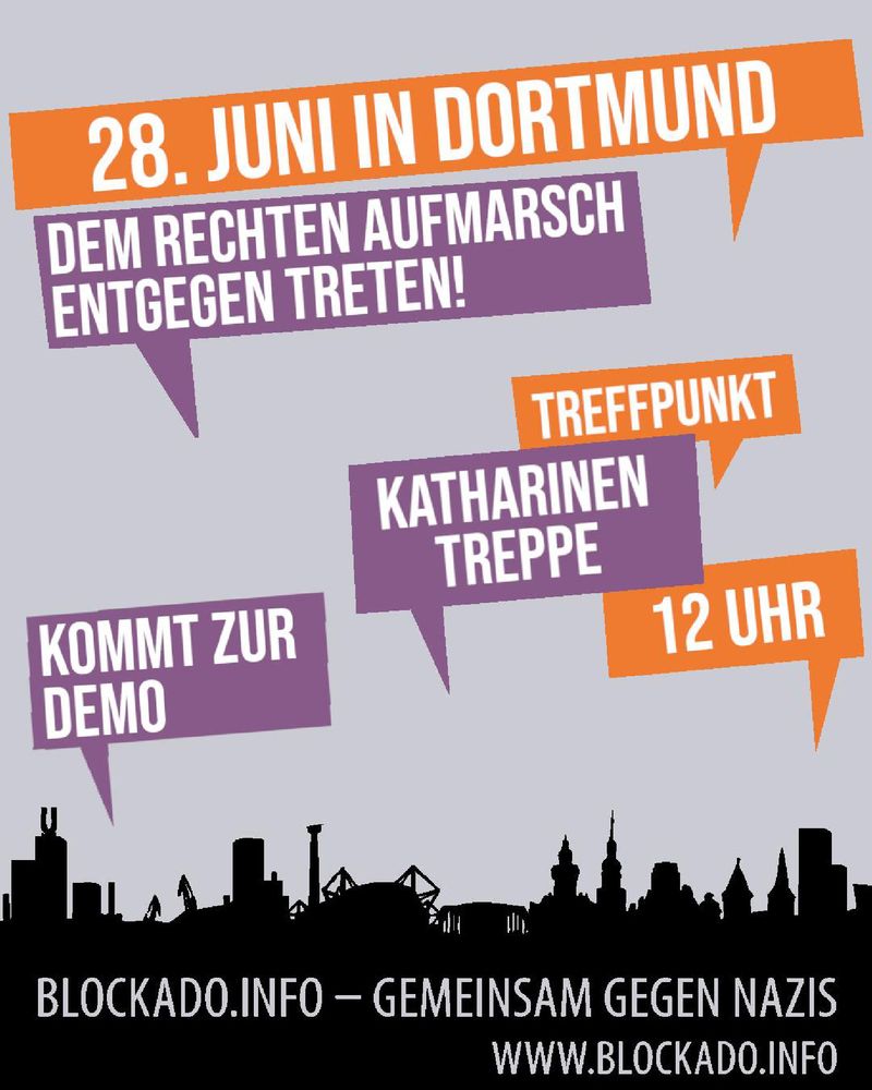 reclaimrosalux1's tweet image. #mobi

Nach dem Flop bei #ms3105 will "Das Volk" seine Demos in NRW nun jeden Monat in #Dortmund abhalten - so wie am kommenden Samstag #do2806

Gegenprotest: 12 Uhr Katharinentreppe

Wir freuen uns auf einige Bekannte, die wir seit #ms3105 das letzte Mal gesehen haben🥲😜