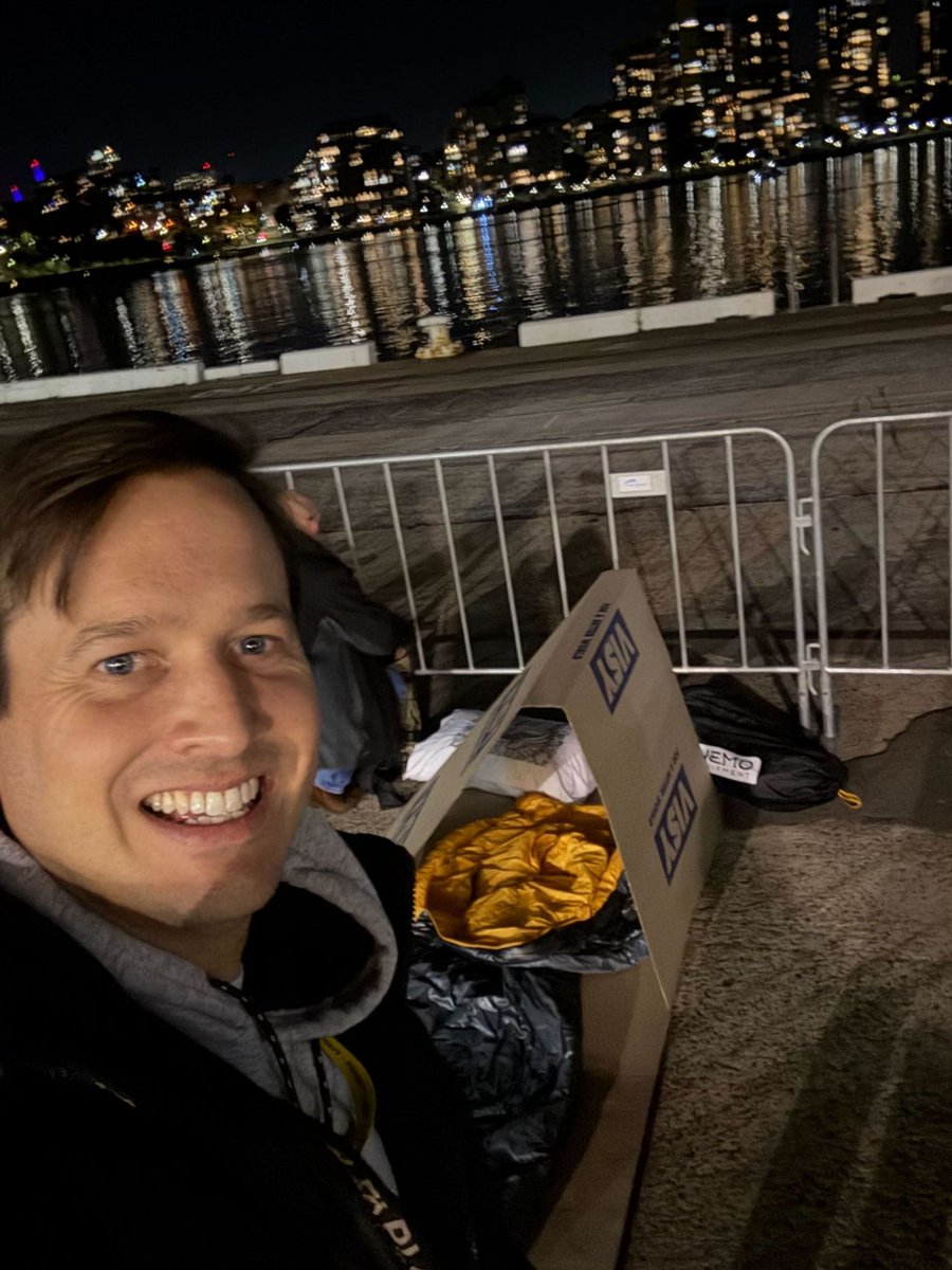 blobfishmedia's tweet photo. This year, our founder Nicolas Cann took part in the Vinnies CEO Sleepout, raising $5,313 to support Aussies facing homelessness. Huge thanks to everyone who donated - your generosity goes directly to crisis support, food, healthcare &amp; more via @VinniesAust 💙 https://t.co/GY6VQGhsQg