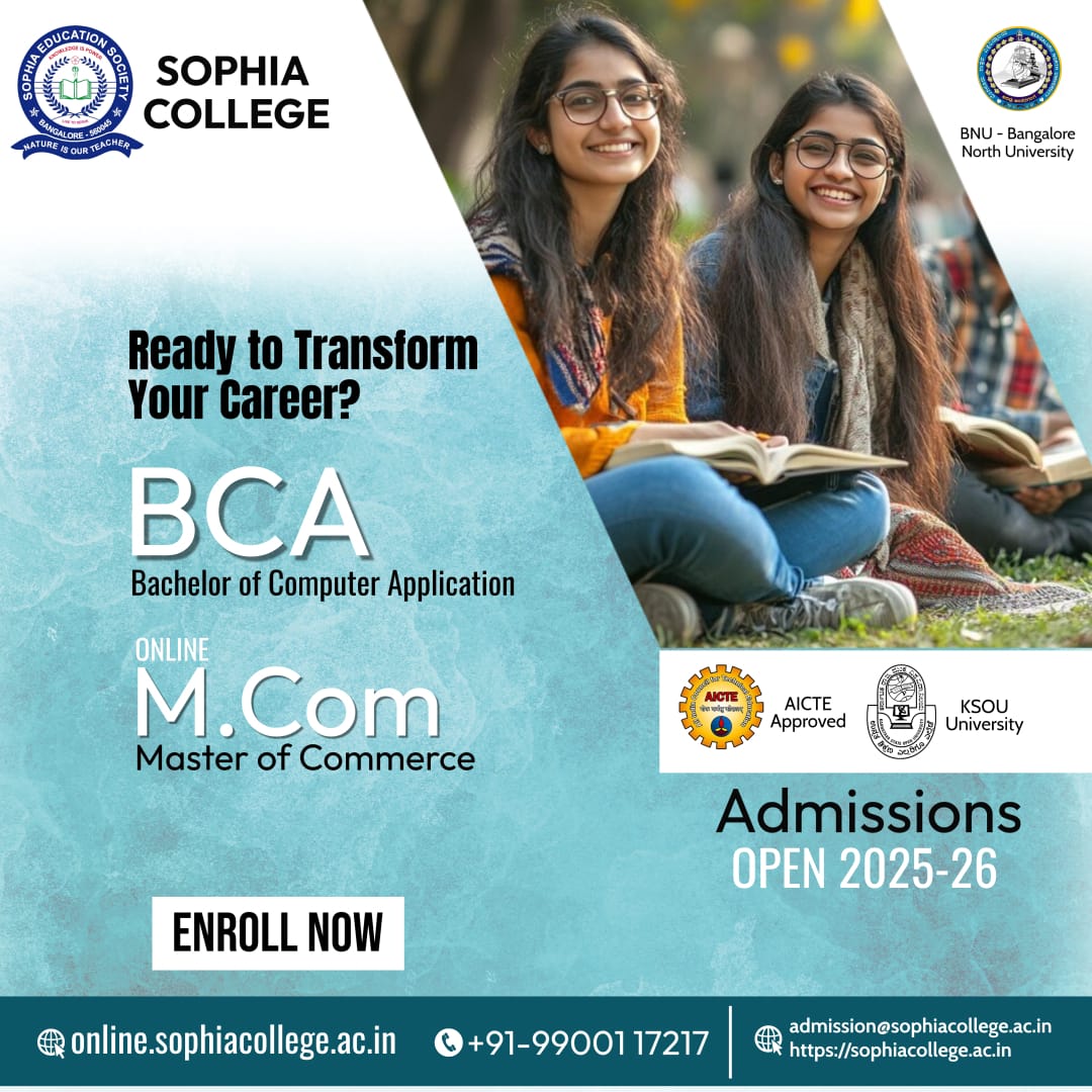 Sophia Degree College tweet media