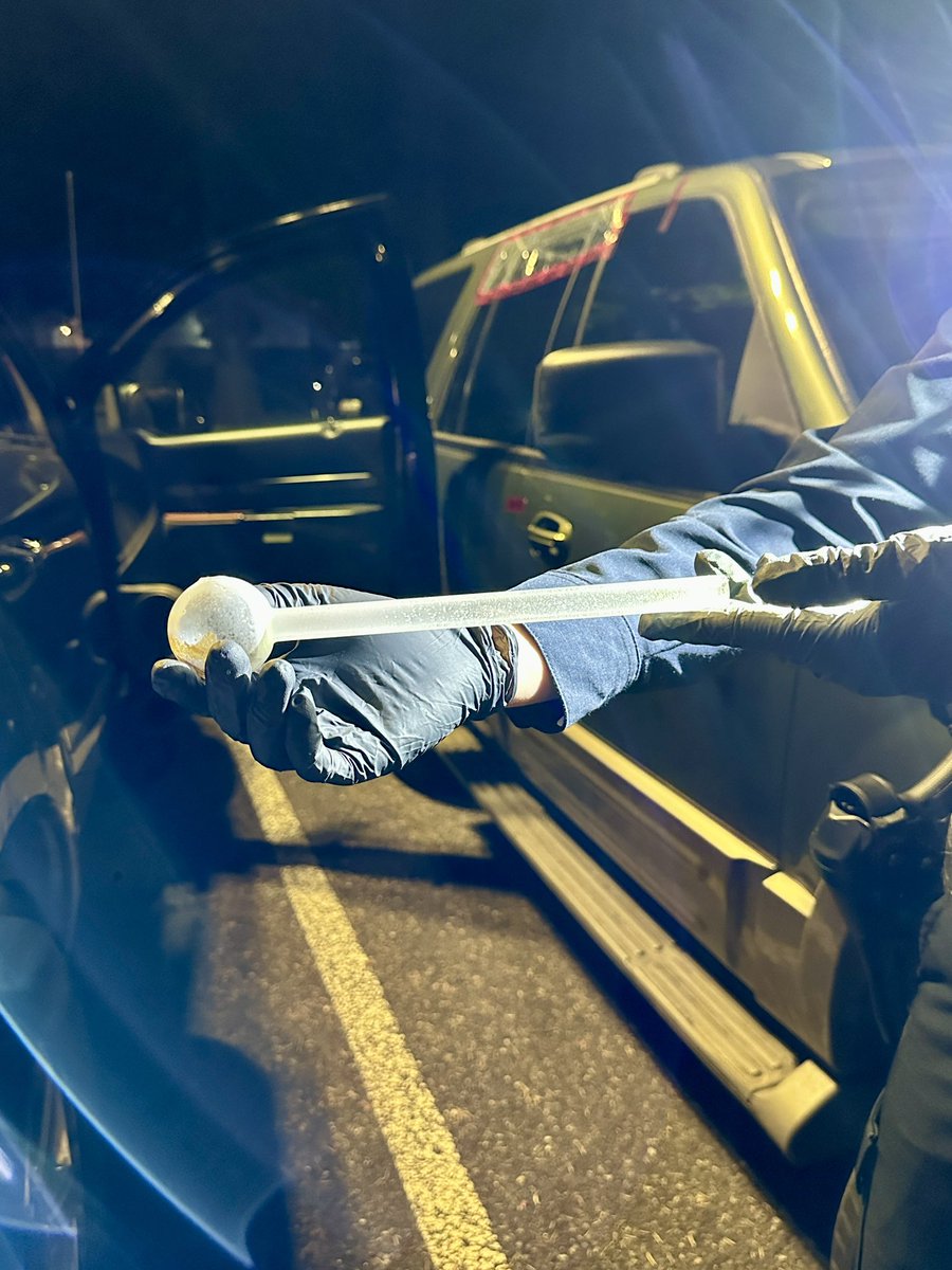 You never know what you’ll find during a search warrant. 😅

Officers recently seized this vehicle following a traffic stop. Inside, they discovered drugs and drug paraphernalia (including this incredibly large meth pipe). Charges will be referred for three counts of possession