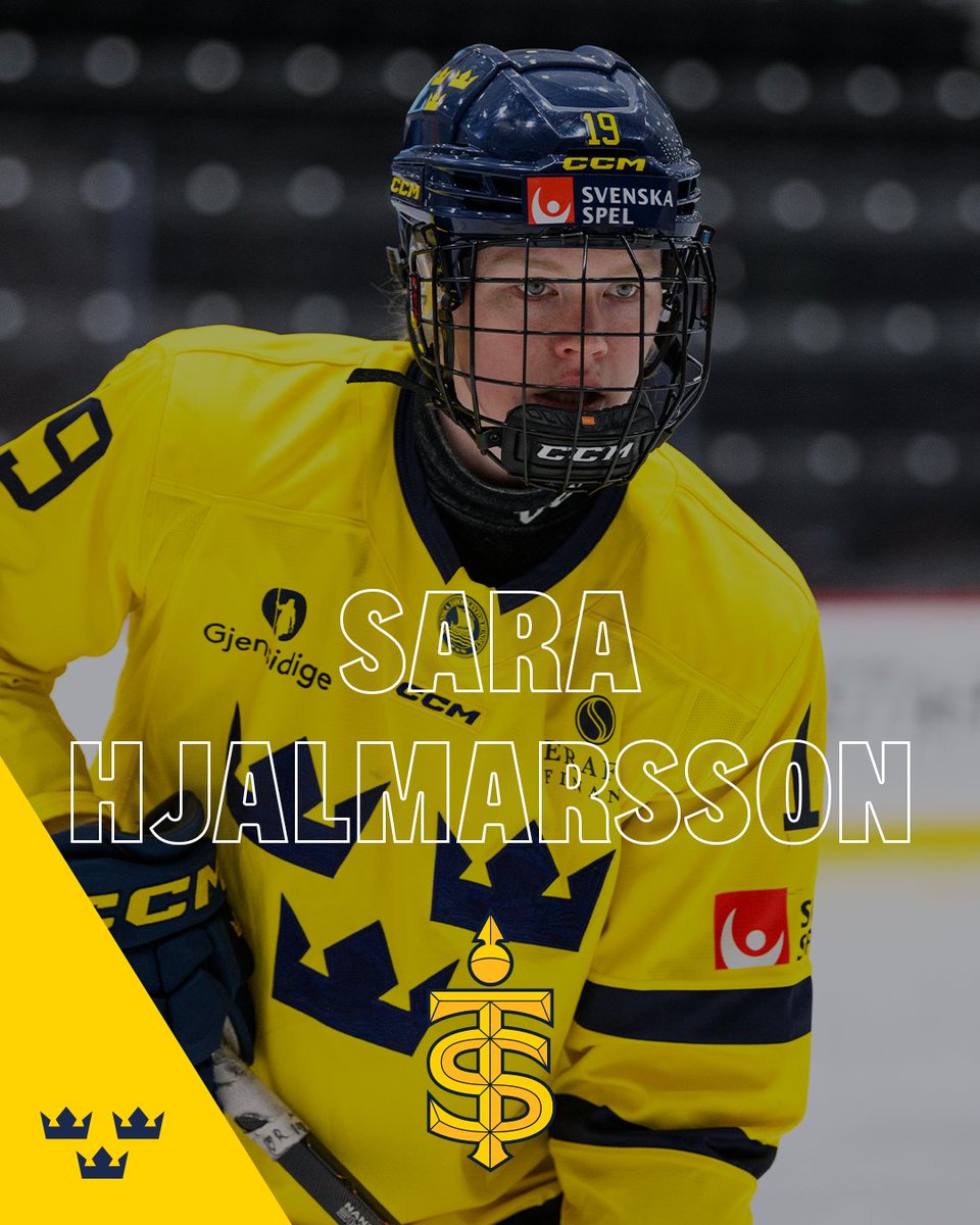 Grattis, Sara Hjalmarsson 👏 Som 35'e spelare totalt blev Sara inatt vald av Toronto Sceptres i PWHL-draften.