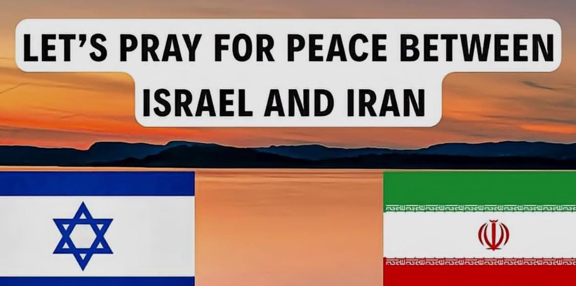 RevOsogbue's tweet photo. LET'S PRAY FOR PEACE BETWEEN ISRAEL AND IRAN.

HEAVENLY FATHER
You are the God of all nations. We lift up Israel and Iran two nations in conflict. But not beyond reach. We ask for Divine Intervention. Silence the drums of war. Protect the innocent. #IranVsIsrael  #iranisraelwar https://t.co/9L3R5uaRVr