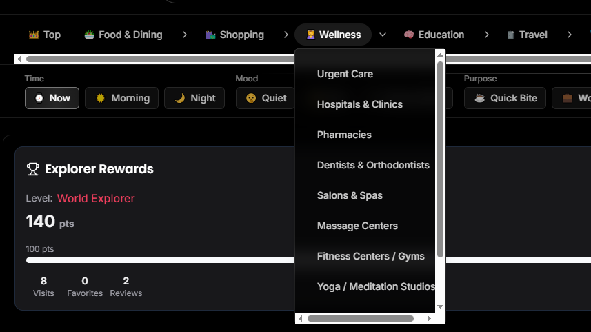 ghsrk_ai's tweet photo. Need immediate medical attention? Find "Urgent Care" and "Hospitals & Clinics" in seconds. No more frantic searching when every moment counts. 

Time for self-care? Indulge yourself by finding top-rated "Salons & Spas" and "Massage Centers" right around the corner. Relax and recharge effortlessly!

Staying fit is a breeze! Locate "Fitness Centers / Gyms" and "Yoga / Meditation Studios" to keep your mind and body in prime condition. Your wellness journey, simplified.

#EmergencyCare #HealthcareAccess #SelfCare #SpaDay #GHSRKAI #WellnessDiscovery
