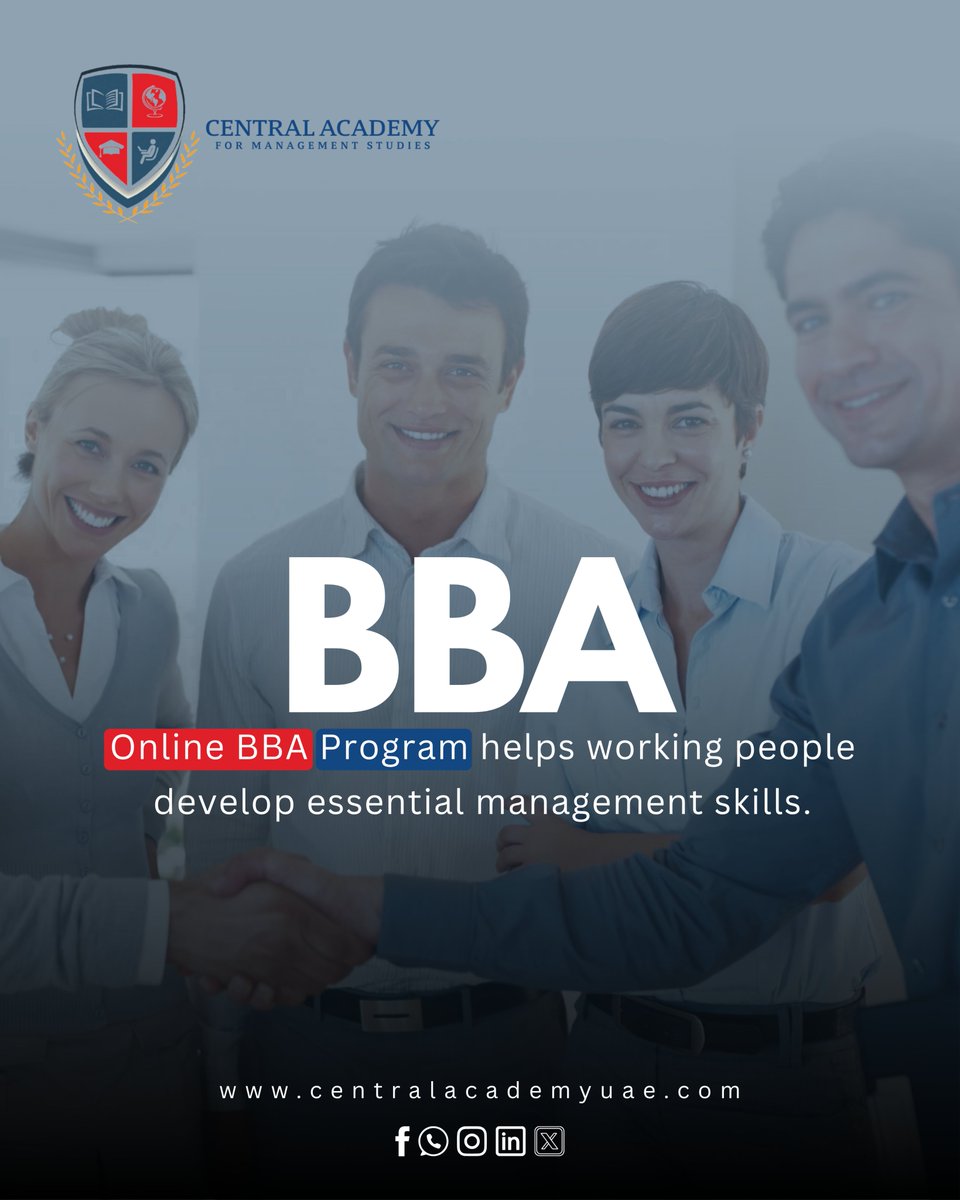 centralacademy_'s tweet photo. Working full-time but still dream of earning a degree?
Why not pursue our Online BBA Program designed to fit your busy schedule!
Advance your career without putting it on pause.

#OnlineBBA #StudyWhileYouWork #CareerGrowth #BBAOnline #FlexibleLearning #CentralAcademyUAE #fypシ https://t.co/udeicOwQ3o
