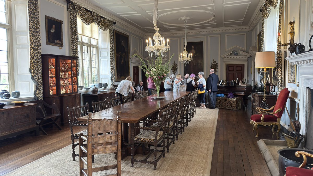 History Group members had an excellent guided tour and a wander of the gardens at Doddington Hall yesterday.