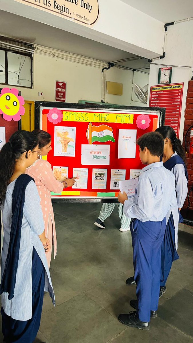 GMSSS MHC Manimajra (@gmsssmhc) on Twitter photo On 50th anniversary of Samvidhan Hatya Divas,<a href="/GmsssMhc/">GMSSS MHC Manimajra</a> organised an enlightening exhibition aimed at raising awareness among students.Principal Mrs Monika Puri inspired the students to be more aware of their rights and duties as enshrined in the Constitution. <a href="/SchoolEduChd/">Department of School Education, Chandigarh</a> On 50th anniversary of Samvidhan Hatya Divas,<a href="/GmsssMhc/">GMSSS MHC Manimajra</a> organised an enlightening exhibition aimed at raising awareness among students.Principal Mrs Monika Puri inspired the students to be more aware of their rights and duties as enshrined in the Constitution. <a href="/SchoolEduChd/">Department of School Education, Chandigarh</a>