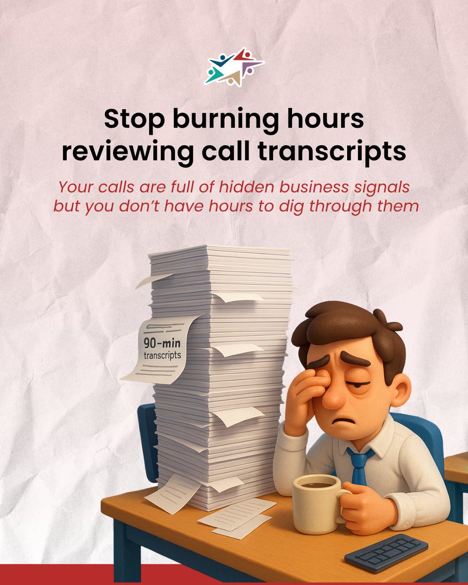 YBrantWorks's tweet photo. Stop burning hours listening and reading.
Start turning conversations into ROI.

Ready to let AI do the listening?
Book your live demo of CONVOLYSER and transform your calls into your smartest data asset.

#AI #ConversationalAI #CallInsights #SalesEnablement #CustomerSupport https://t.co/AVj2zHCWOp