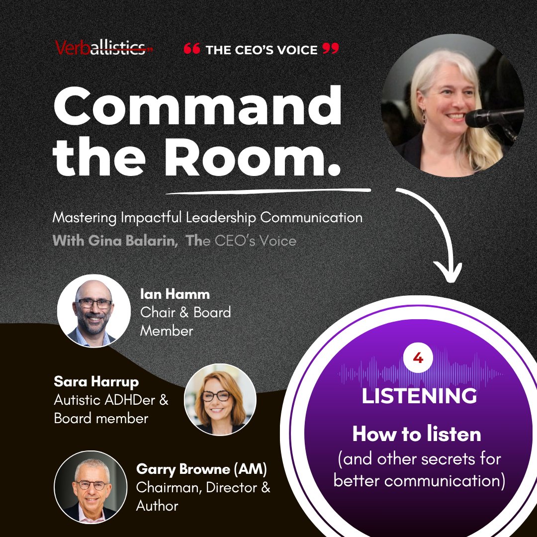 GBalarin's tweet photo. What really happens behind closed doors in the boardroom? Join four seasoned directors for a rare, honest conversation about strategy, power, trust &amp; leadership at board level.
🗓️ 3 July | 🕒 7:30am AEST
🎟️ Free: https://t.co/l28ZmZVoHQ #Boardroom #Leadership https://t.co/Ezixmgrv5I