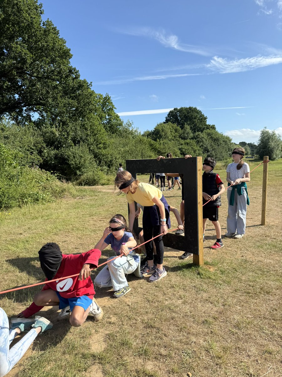 Tooting Primary (@tootingprimary) on Twitter photo 🛖🌲 A fantastic afternoon on residential! Pupils built impressive shelters, then tackled nightline—blindfolded through an obstacle course using only teamwork and communication. 🛖🌲 A fantastic afternoon on residential! Pupils built impressive shelters, then tackled nightline—blindfolded through an obstacle course using only teamwork and communication.