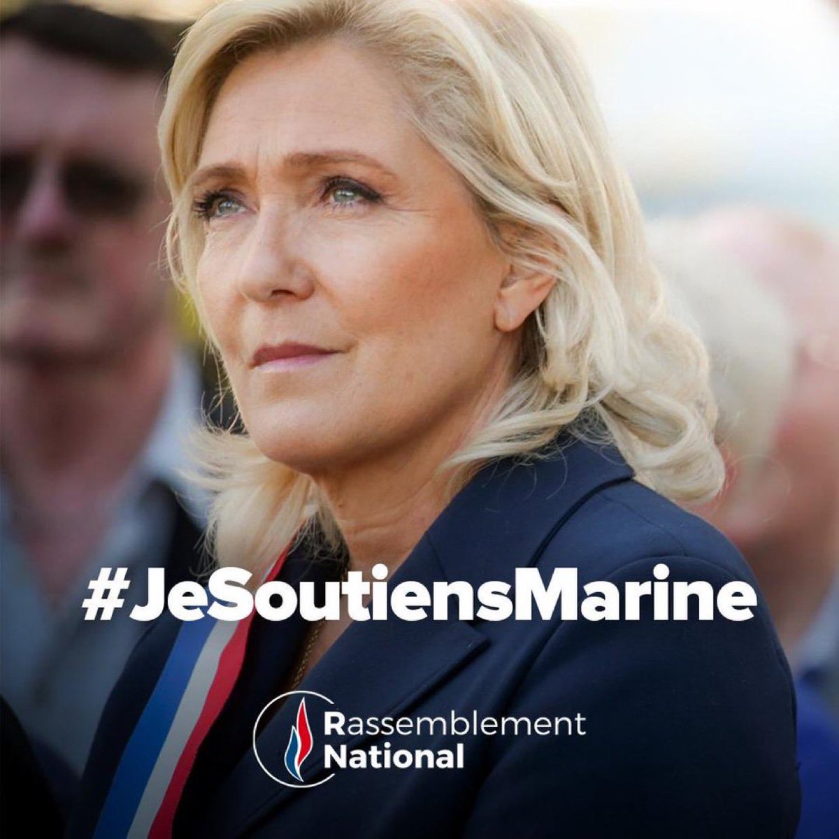 bonne journée madame le pen  je soutiens madame le pen