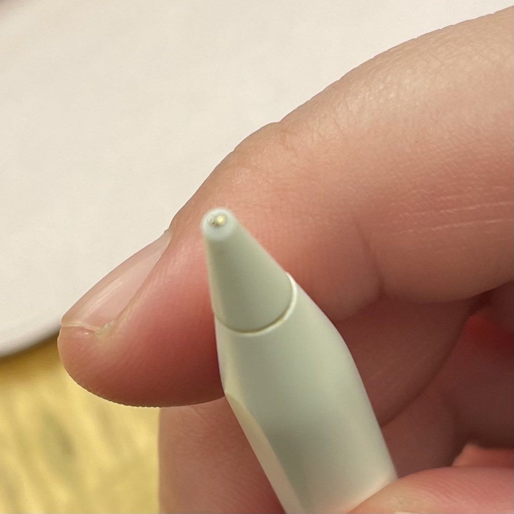 my pen nib has seen better days