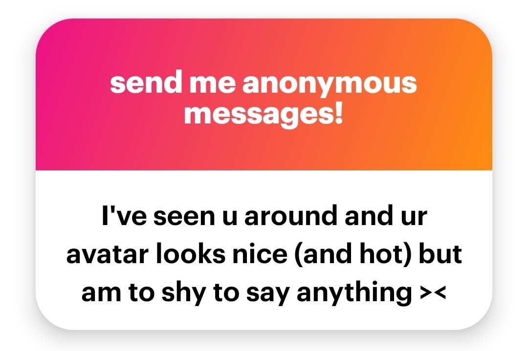 Come say hi!!! Im always friendly and try to be approachable