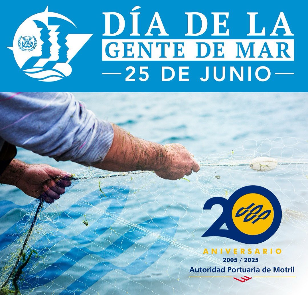 puertodemotril's tweet image. 🌊 Hoy reconocemos el papel vital de quienes navegan los océanos y hacen posible el comercio mundial.
⚓ En el Puerto de Motril, nos unimos al mensaje de @imo_hq: la seguridad de la gente de mar es nuestra prioridad
#20aniversarioapm 🌊🌊🌊
