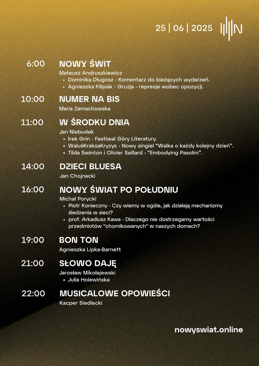 RadioNowySwiat (@radionowyswiat) on Twitter photo Mimo, że 8:31 nie ma w ramówce, to śledzimy wszystko, co dzieje się w związku ze startem <a href="/astro_slawosz/">Sławosz Uznański-Wiśniewski</a>. Niezły kosmos. Mimo, że 8:31 nie ma w ramówce, to śledzimy wszystko, co dzieje się w związku ze startem <a href="/astro_slawosz/">Sławosz Uznański-Wiśniewski</a>. Niezły kosmos.