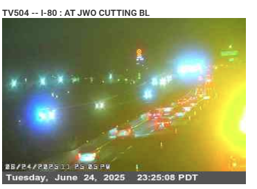 KCBSAMFMTraffic's tweet photo. #Richmond #SanPablo #Pinole -- More roadwork in both directions of #Interstate80 overnight, two or three lanes will be closed in the work zone. (Photo: @CaltransD4) #KCBSTraffic. https://t.co/ylaCwn9TgR