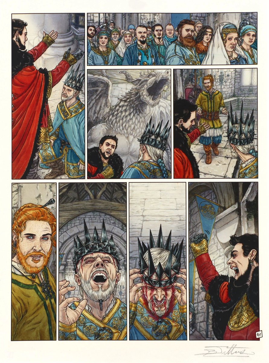 BDGest's tweet photo. Deux belles planches de @BeatriceTillier dans la vente Monte Carlo de jour :
- Complainte des landes perdues. Tome 3, Regina Obscura. Planche n°53.
- Bois des Vierges. Tome 2, Loup. Planche n° 52. https://t.co/QmZCkk7skS