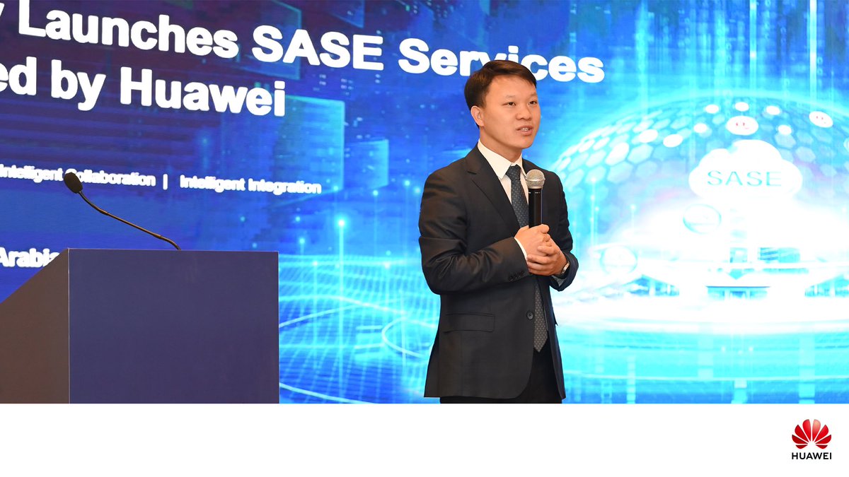 Thrilled to announce Huawei &amp; Jeraisy's collaboration in launching the Jeraisy SASE Services in Riyadh! Introducing Huawei SASE solution to Saudi Arabia – which seamlessly blends network &amp; security to combat evolving cyber threats. Learn More: bit.ly/3ZP1hPj #HuaweiSASE