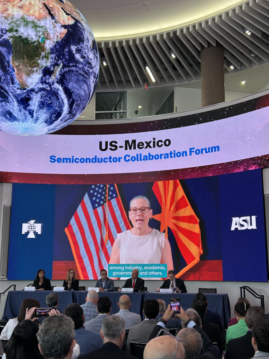 We were so pleased to partner with <a href="/azcommerce/">Arizona Commerce Authority</a> in hosting a reception tonight to close out today's U.S.-Mexico Semiconductor Forum. Arizona's integrated supply chain with Mexico is one of our greatest strengths! <a href="/BCIU/">BCIU</a> <a href="/CANIETI/">CANIETI</a>