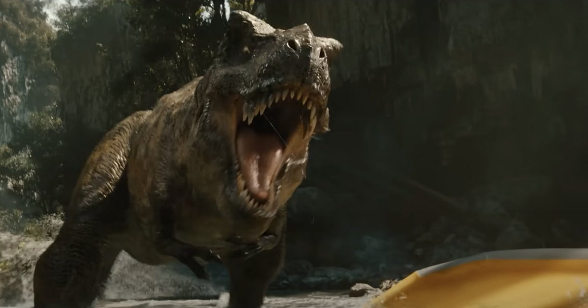 JuniorFett's tweet image. #JurassicWorldRebirth is filled with breathtaking action sequences and incredible easter eggs. What it lacks in character development it makes up in plenty of Dinos and call backs. The T-Rex/Water rapids sequence was worth the wait!