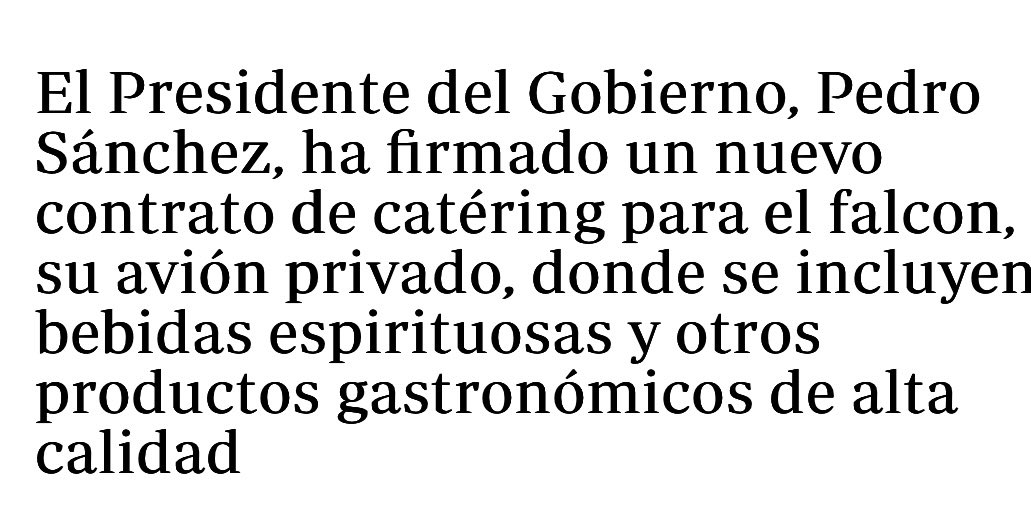 Qué mal el Ayuntamiento, que gasta para los visitantes 12.000€ en un perfume conmemorativo por los 1200 años de la ciudad.

No como Sánchez, que gasta 200.000€ en whisky premium, y 60.000€ en refrescos y patatas. Para eso sí.