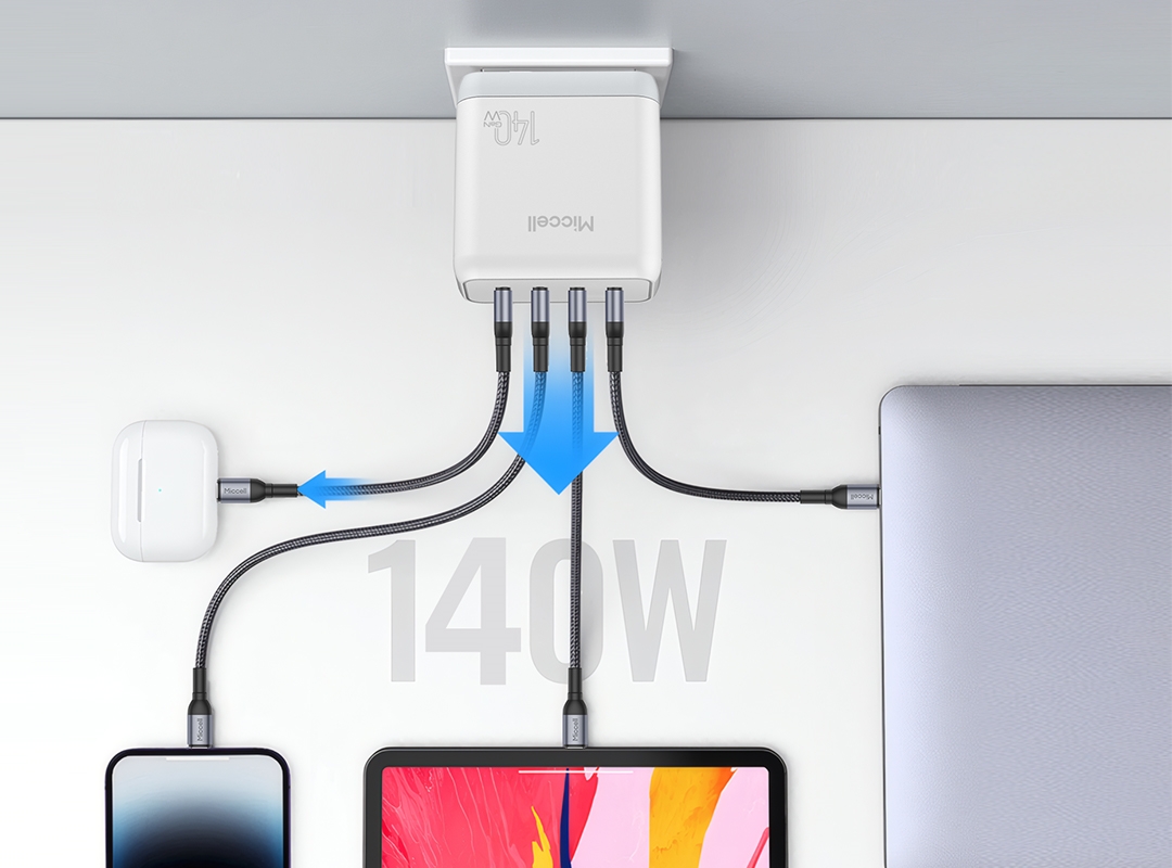 Veaqee's tweet image. It's time to revolutionize your charging options with T51 140W #GaN #Charger🔥

It's a must-have for anyone who needs to charge multiple devices quickly and efficiently. The max #140W USB-C #fastcharging means you can get their #devices up and running in no time.
