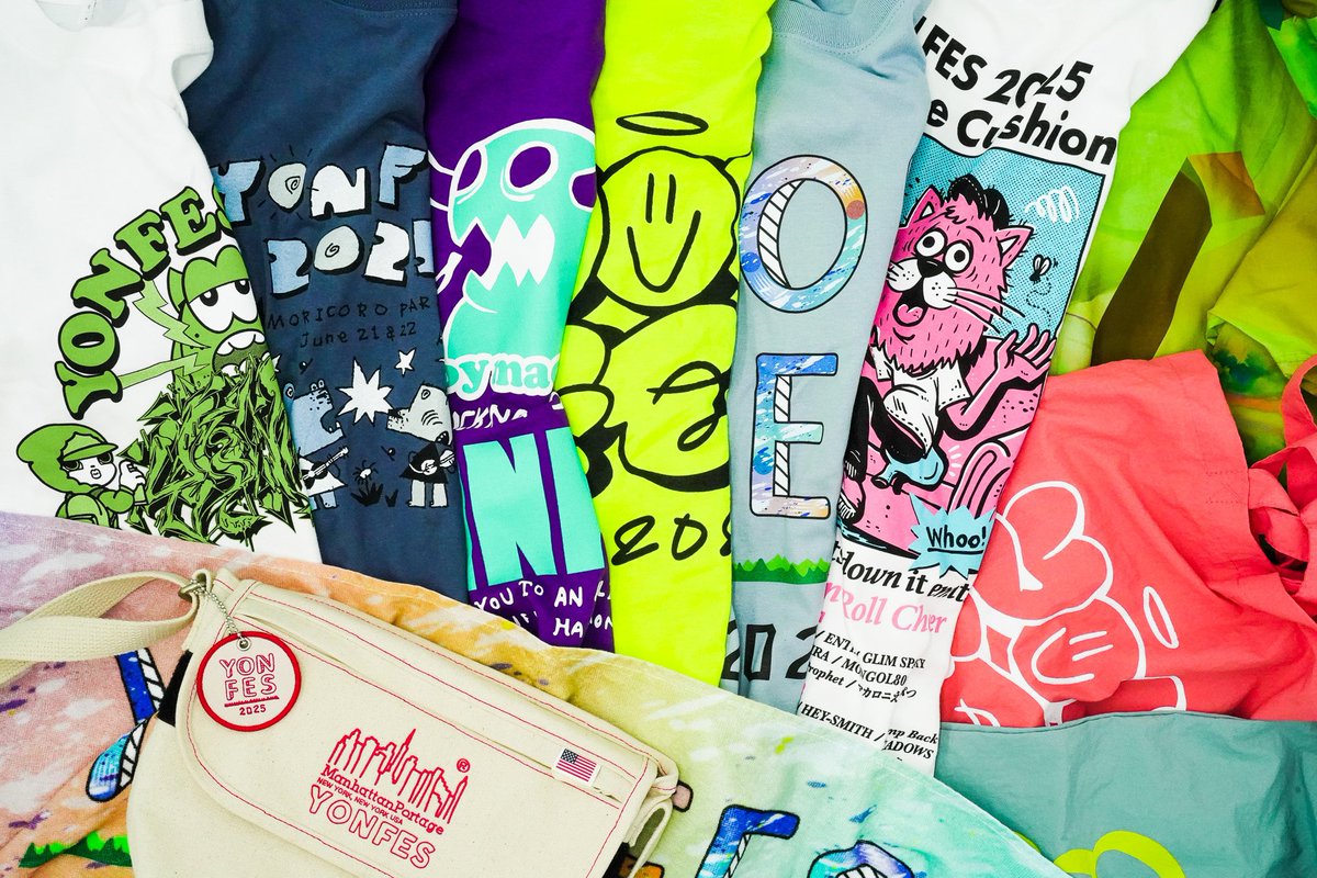 YONFESグッズ通販やってる！shop.nobigdealrecords.jp/pages/yon-fes-…