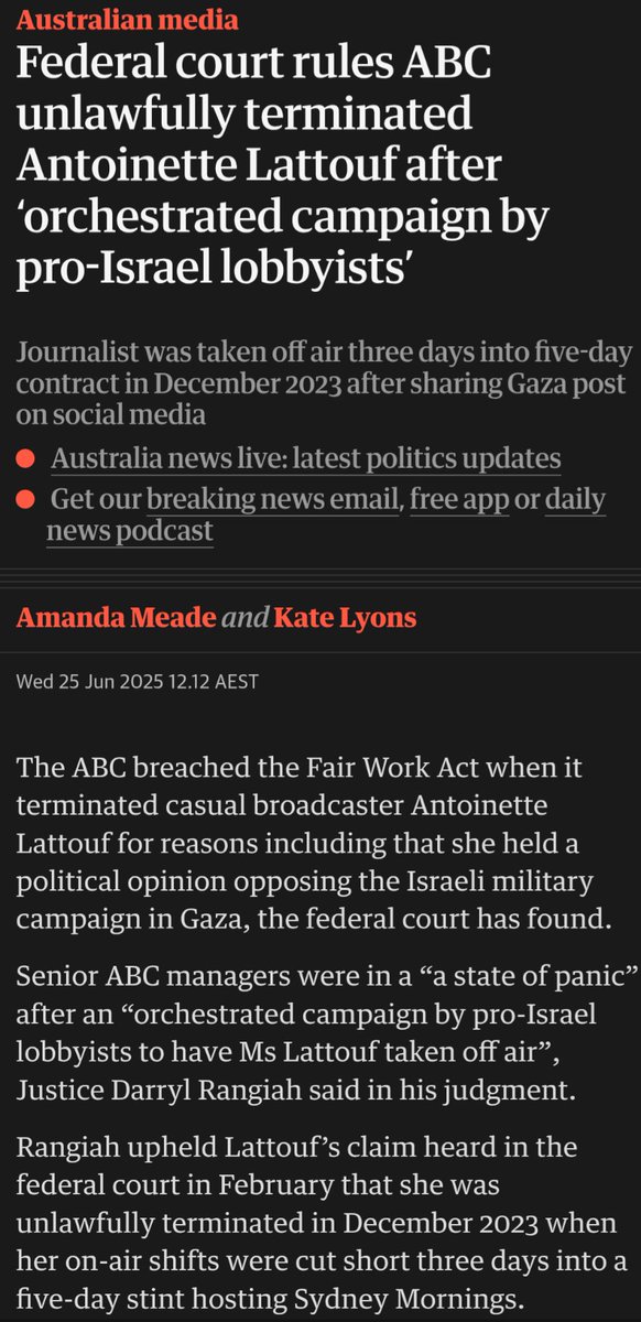 Big day for the state (NSW Labor government) and state media (the ABC) as they continue to lose control of their fabricated narratives.