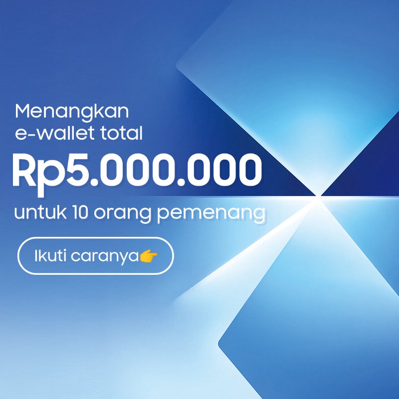 samsungID's tweet photo. Ada 5 juta rupiah untuk 10 pemenang beruntung! 💸💸

Jangan lupa untuk reply postingan ini dengan screenshot hasil registrasi kamu pakai hashtag #GalaxyUnpacked #UltraUnfolds

🗓️Periode s/d 9 Juli 2025

Let’s go ini saatnya kamu jadi pemenangnya! 👇