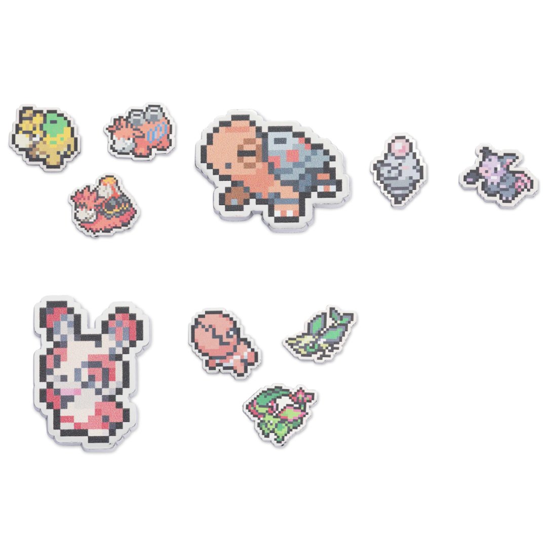 pokemonpin's tweet image. #News

Pokemon Center's big release is here -- This time they released 53 products! Here are the 19 pixel pin sets, a continuation of the 3rd generation Pokemons from last release.

#pokemon #pokemonpin