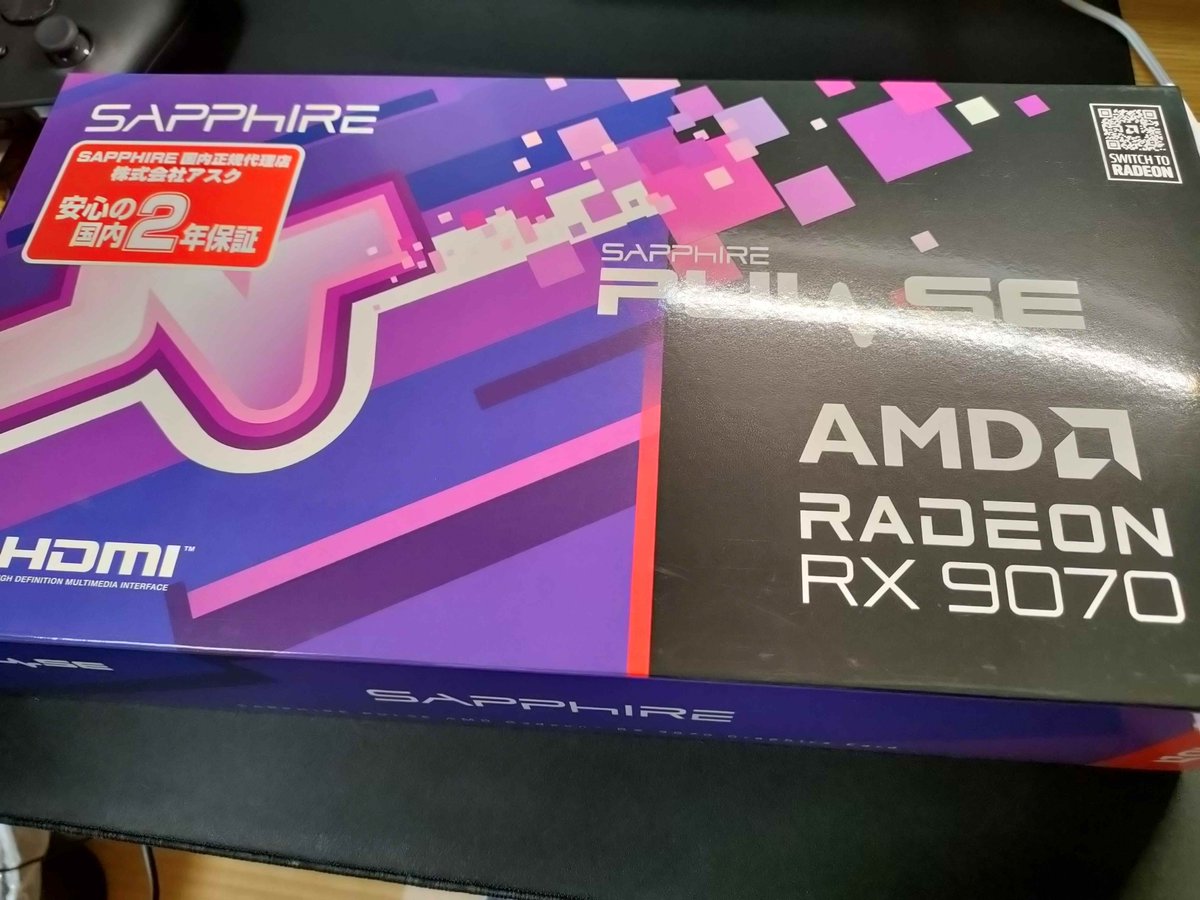 kamesoty's tweet photo. #私のRyzen・Radeon　安くなっていた7800XTと迷いましたがWQHDに最適で消費電力も低く、グラフィックボードも他のモデルに比べて小さいということで自分の環境にピッタリだったので思い切って購入しました。
まだ少ししか遊べていませんが静かで良いと思います。 https://t.co/txVvTagFF7