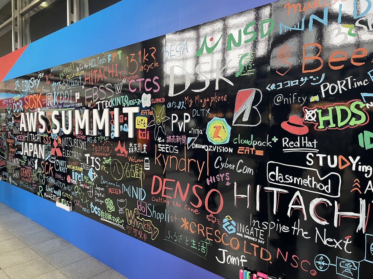 レッドハットが来ました！
#awssummitjapan