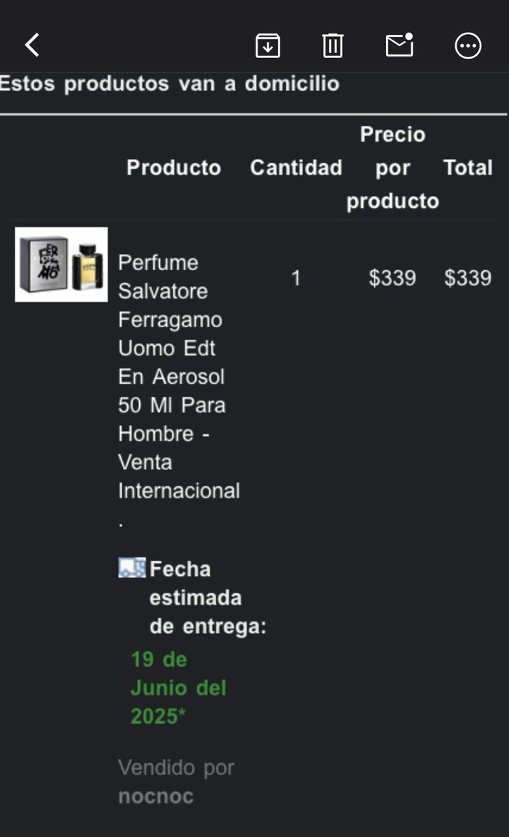 artiu's tweet photo. @Profeco @Coppel ¿Cuál es el proceso para reportar un fraude? 
Compre vía app de Coppel una perfume que en la información del producto claramente viene especificado que es de 50 ml en spray y me llegó una de 5 ml. https://t.co/kTDx7tWqqY