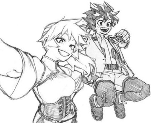 MHAONTOPBABY's tweet photo. IzuKendo

Kendo realized she identifies as “She/They” and the first person she told was Izuku.

Kendo was afraid of Izuku’s potential reaction.

Izuku said Itsuka was still the same person he cared about.

Kendo wanted to hug him so much. https://t.co/ILyUzaJ1JA