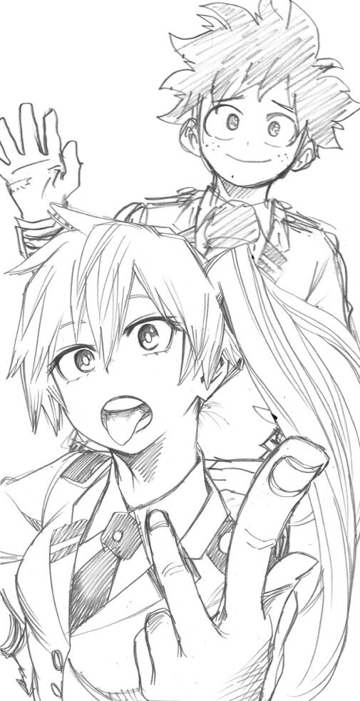 MHAONTOPBABY's tweet photo. IzuKendo

Kendo realized she identifies as “She/They” and the first person she told was Izuku.

Kendo was afraid of Izuku’s potential reaction.

Izuku said Itsuka was still the same person he cared about.

Kendo wanted to hug him so much. https://t.co/ILyUzaJ1JA