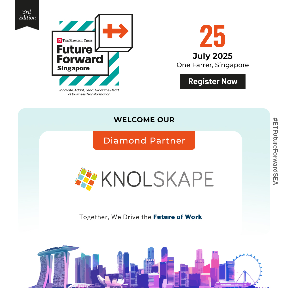 ETHRWorld South-East Asia (@ethrworldsea) on Twitter photo Proud to Welcome <a href="/KNOLSKAPE/">KNOLSKAPE</a> as Diamond Partner!
We are delighted to announce KNOLSKAPE as the Diamond Partner for The Economic Times Future Forward Southeast Asia Series 2025 – Singapore Chapter!
Register now: hrsea.economictimes.indiatimes.com/future-forward…
#ETFutureForwardSEA #ETFutureForward Proud to Welcome <a href="/KNOLSKAPE/">KNOLSKAPE</a> as Diamond Partner!
We are delighted to announce KNOLSKAPE as the Diamond Partner for The Economic Times Future Forward Southeast Asia Series 2025 – Singapore Chapter!
Register now: hrsea.economictimes.indiatimes.com/future-forward…
#ETFutureForwardSEA #ETFutureForward