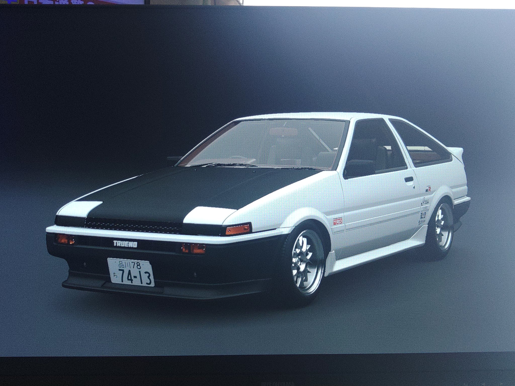 Amazon | 1/43 MTECH トヨタ AE86 TRUENO 土屋圭一 最強86トレノ