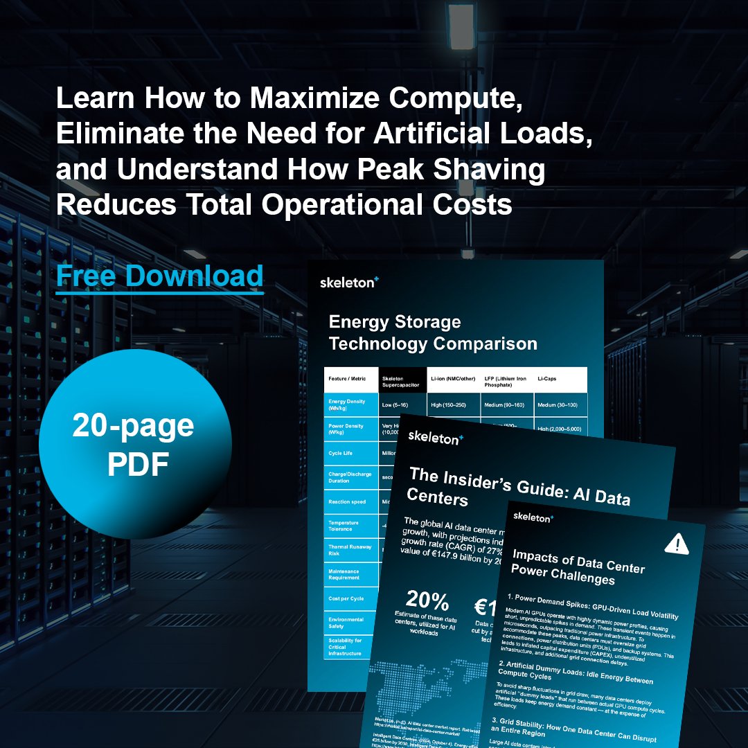 By eliminating the need for artificial loads, your #GPUs generate less heat, allowing them to run more efficiently and improving energy efficiency by up to 45%. This helps reduce total OPEX in your AI data center. Grab the free guide to start saving! ⚡⚡⚡
