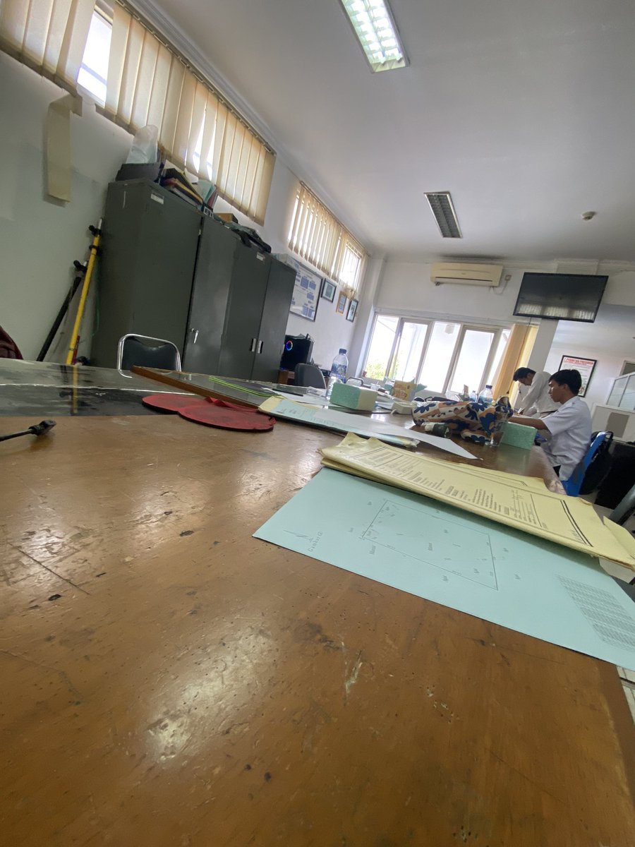 Akhirnya dapet meja juga di bpn 😅