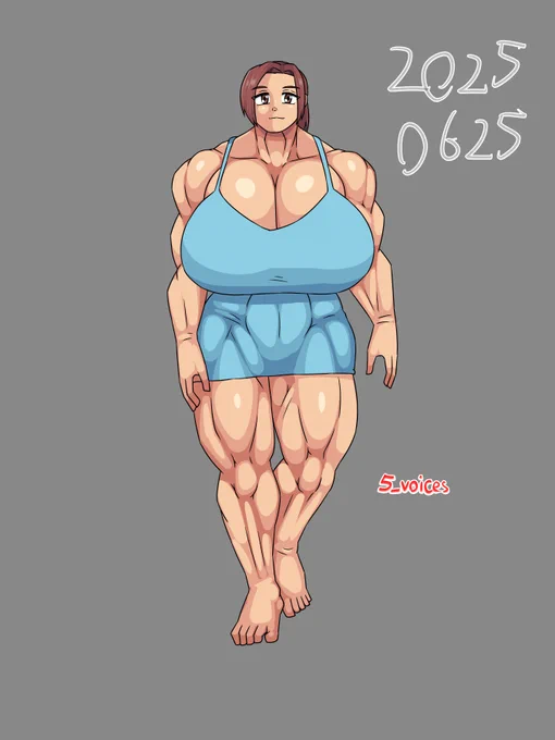 ポートレボディビル模写。Skeb追い込みの余波でまったりしすぎたのでぼちぼち再開。