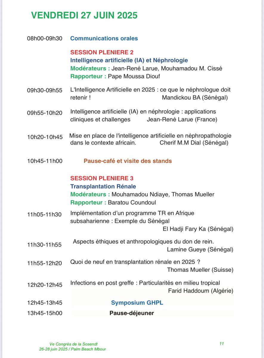 sosendt's tweet photo. ‼️♨️ Ve Congrès de la SOSENDT‼️♨️

🌟Programme scientifique🌟

🩺 Medecins
💉 IDE

Pour vos questions ou informations complémentaires, contactez sosendt@gmail.com ou les numéros affichés https://t.co/kk8PeHs7Mv