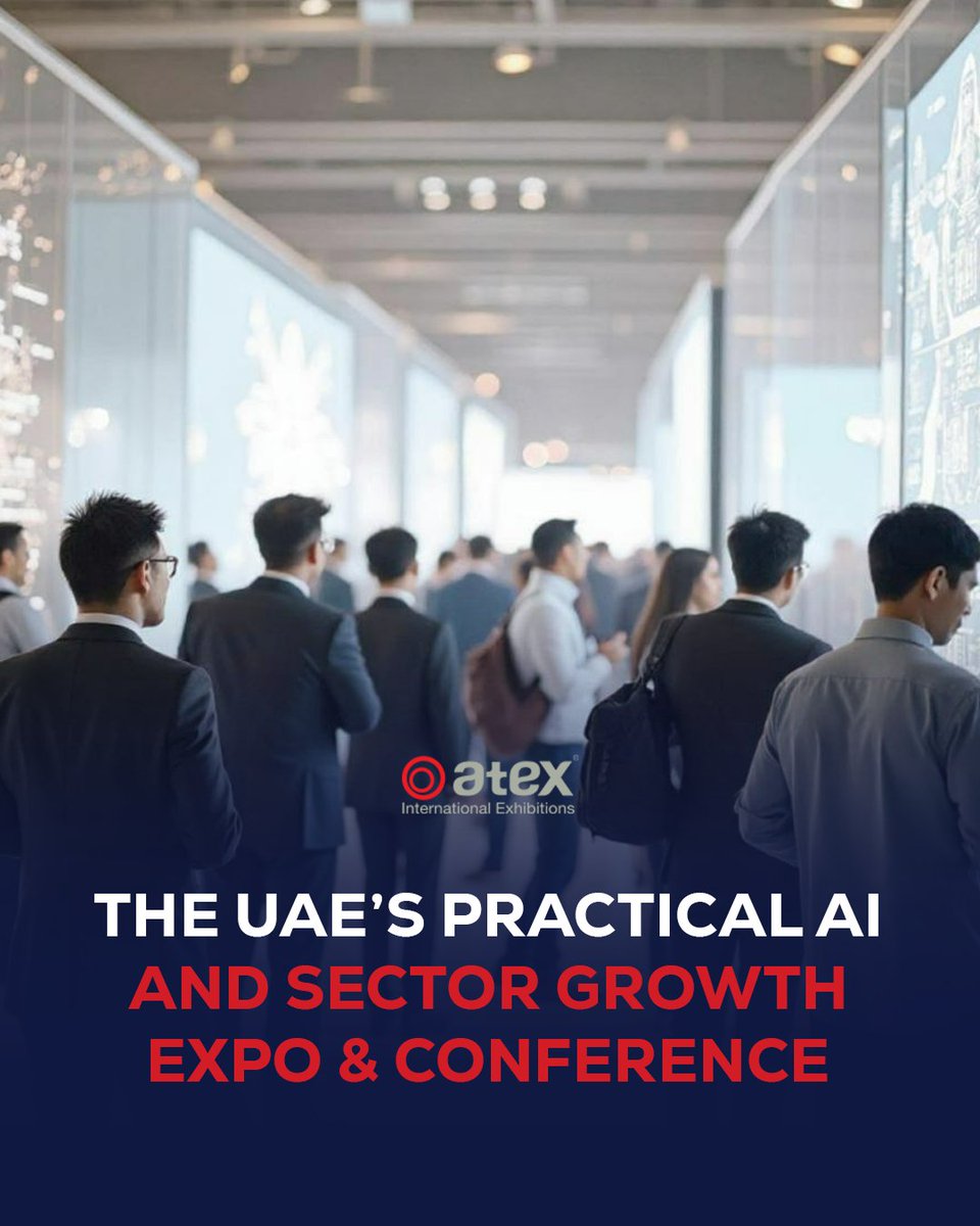 AtexExhibitions's tweet image. ATEX International unveils Code DXB, a groundbreaking 2026 event in Dubai focused on real-world AI innovation and economic impact across the UAE and beyond.

Learn more: atexinternational.com/news-/dubai%E2…

#CodeDXB #ATEXInternational #AI #Innovation #MENA
