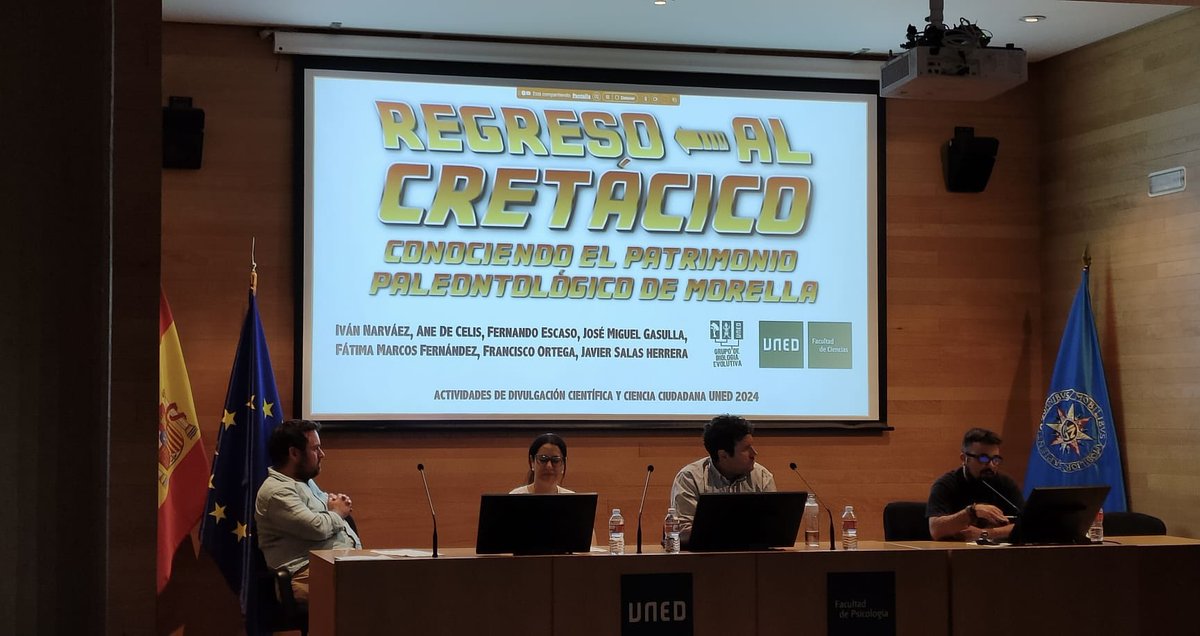 Ayer presentamos los resultados de nuestro proyecto “Regreso al #Cretácico: Conociendo el patrimonio paleontológico de #Morella” en la II Jornada de #Divulgación de la UCC de la <a href="/UNED/">UNED</a>. Fue un placer compartir nuestra experiencia y conocer las propuestas del resto de compañeros/as