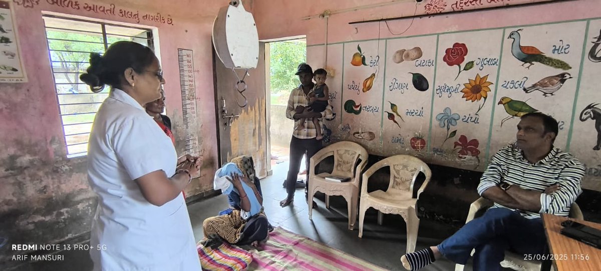 આજરોજ tho સર દ્વારા લીભોઈ phc ના જુના વડવાસા મમતા દિવસ ની મુલાકાત લઇ જરૂરી માર્ગદર્શન આપ્યું <a href="/CollectorArv/">Collector & District Magistrate, Arvalli</a> <a href="/IecArvalli/">SBCC Arvalli</a> <a href="/DdoArvalli/">DDO Arvalli Modasa</a> <a href="/jhparmar74/">DR JAYESH PARMAR</a> <a href="/DrYagneshN43242/">Dr Yagnesh Nayak</a>