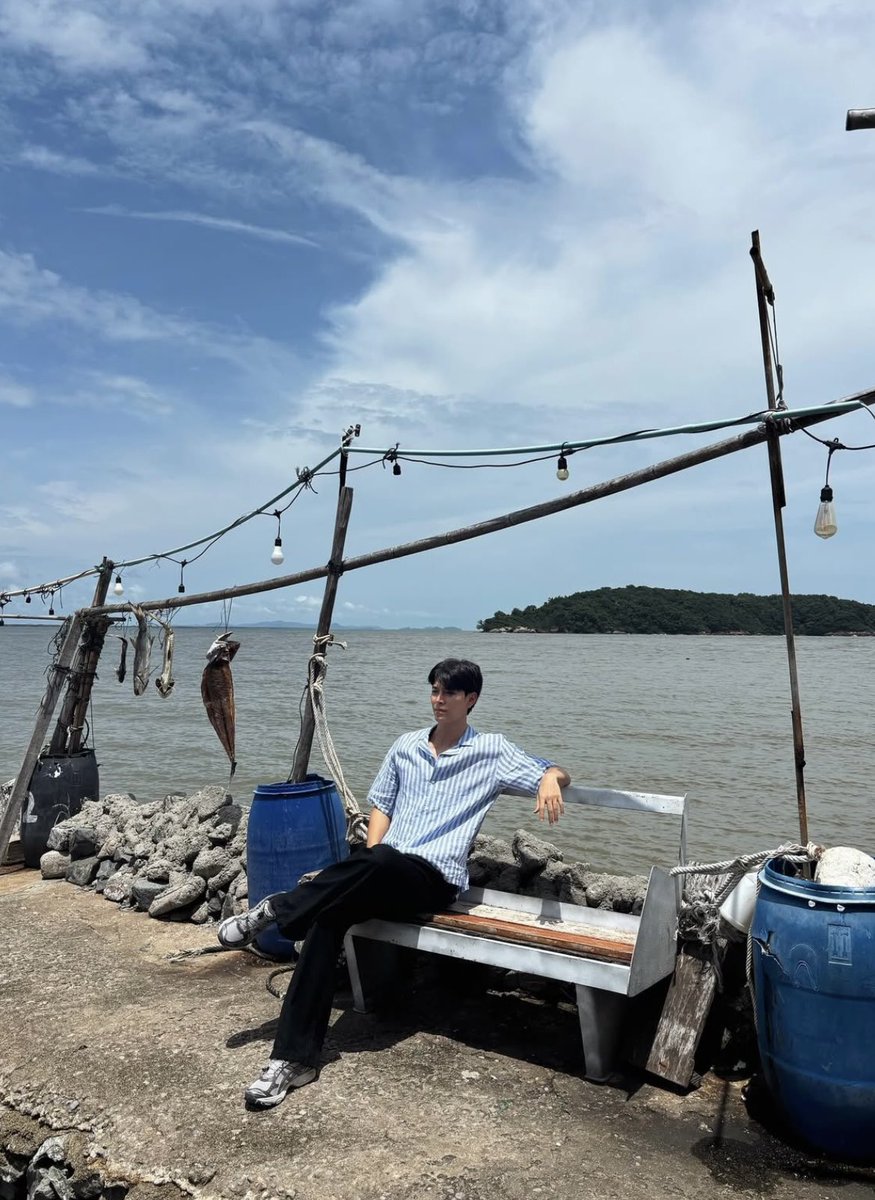 อยู่กับก๋ง ย่า อบอุ่นน่ารักมากกกก😍😍 ทะเลตะวันก็สวยนะ     #ก็อตอิทธิพัทธ์