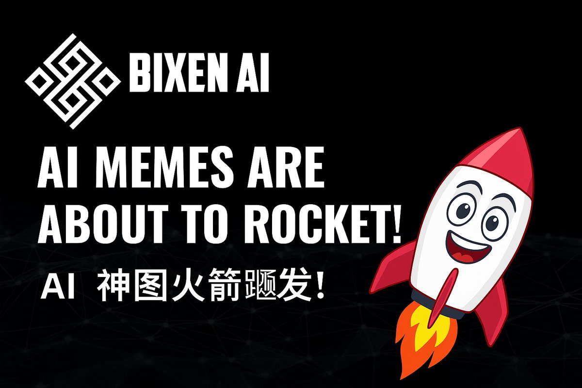 BixenAIofficial's tweet photo. 🚀 Bixen AI is here to blend intelligence and fun!
AI memes are the new meta - fast, smart, and ready to moon on Solana.
Join the revolution - powered by Bixen AI.

Bixen AI 用智慧和趣味点燃未来！
AI 神图时代来临，快速、智能，即将登月！
加入我们，一起飞跃未来。

#BixenAI #AIMemes https://t.co/n6oO1u8tZy