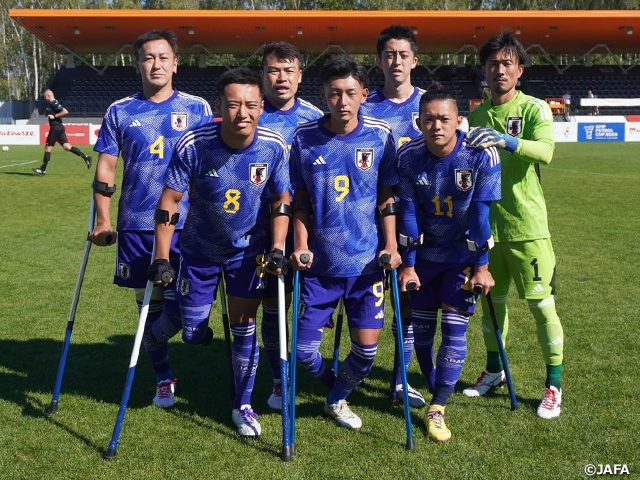 JFA's tweet photo. アンプティサッカー日本代表　ポーランド遠征「AMP Futbol CUP 2025」出場のお知らせ #jfa https://t.co/DmpthznWXl https://t.co/GbHRJfZTej